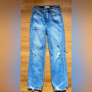 👖Women’s BKE Billie Distressed Cropped Jeans 25x28 Ankle Length Stretch Denim👖